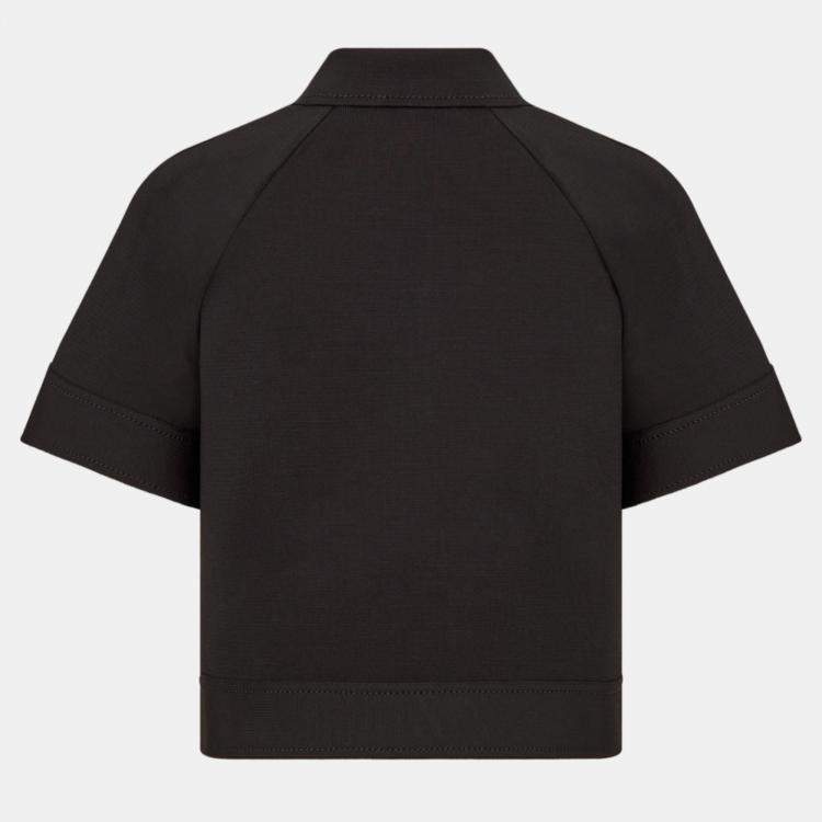 Pre Owned Christian Dior Black Mesh Jacket