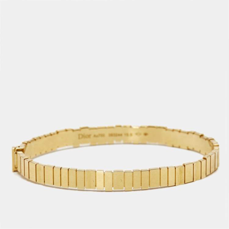Pre Owned Dior Gem Dior 18k Yellow Gold Bracelet 15.5
