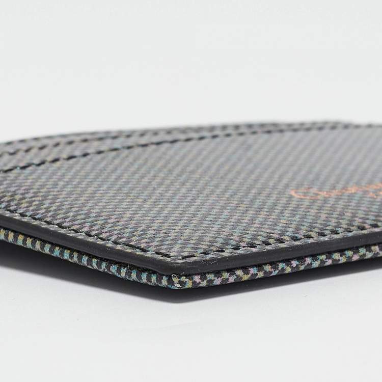 مملوكة مسبقًا Dior Multicolor Leather Lady Dior Card Holder