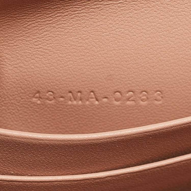 Pre Owned Dior Rose des Vents Cannage Leather Mini My Dior Top Handle Bag