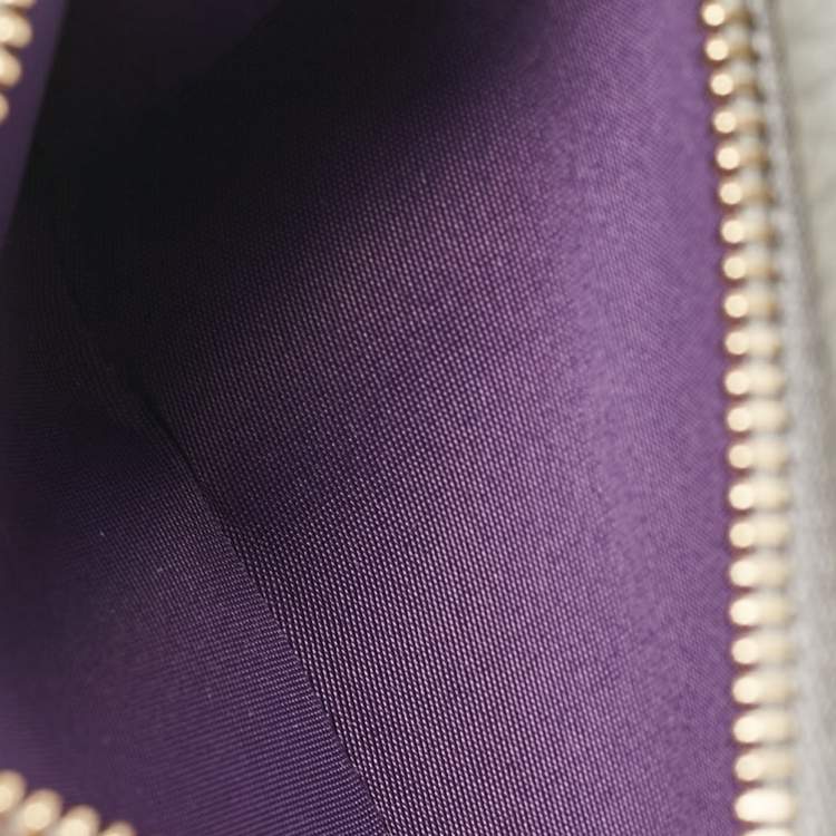 Pre Owned Dior Grey Leather Diorissimo Envelope Compact Wallet