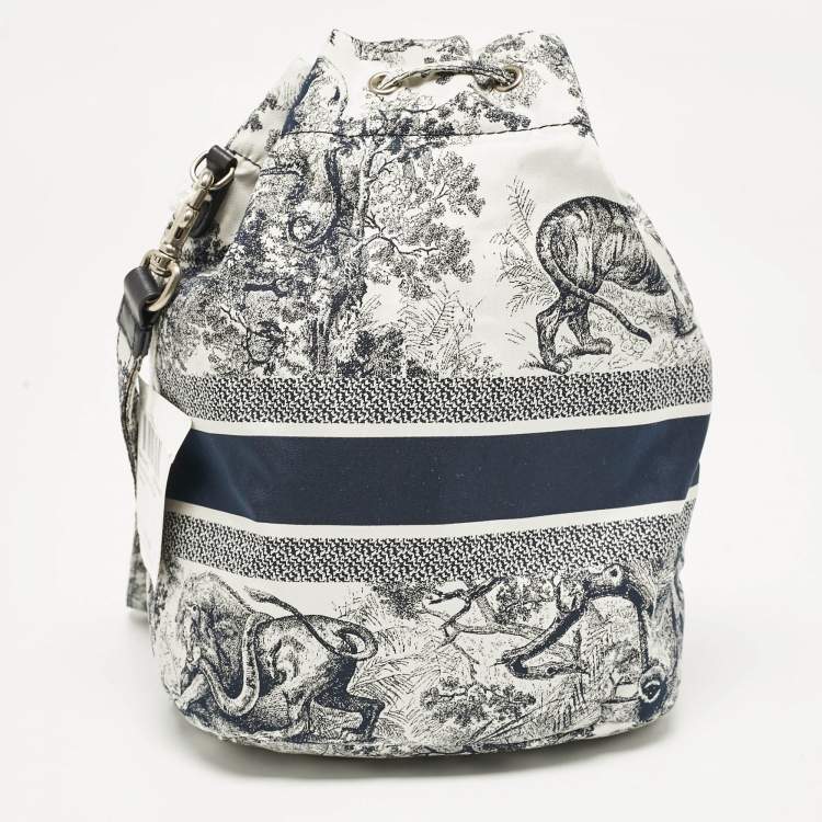 Pre Owned Dior Blue Nylon DiorTravel Pouch