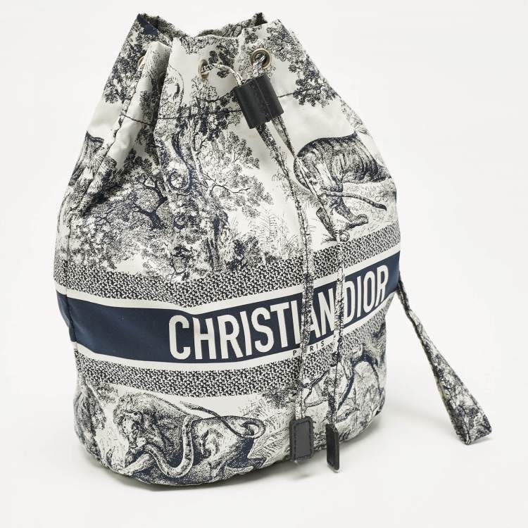 Pre Owned Dior Blue Nylon DiorTravel Pouch