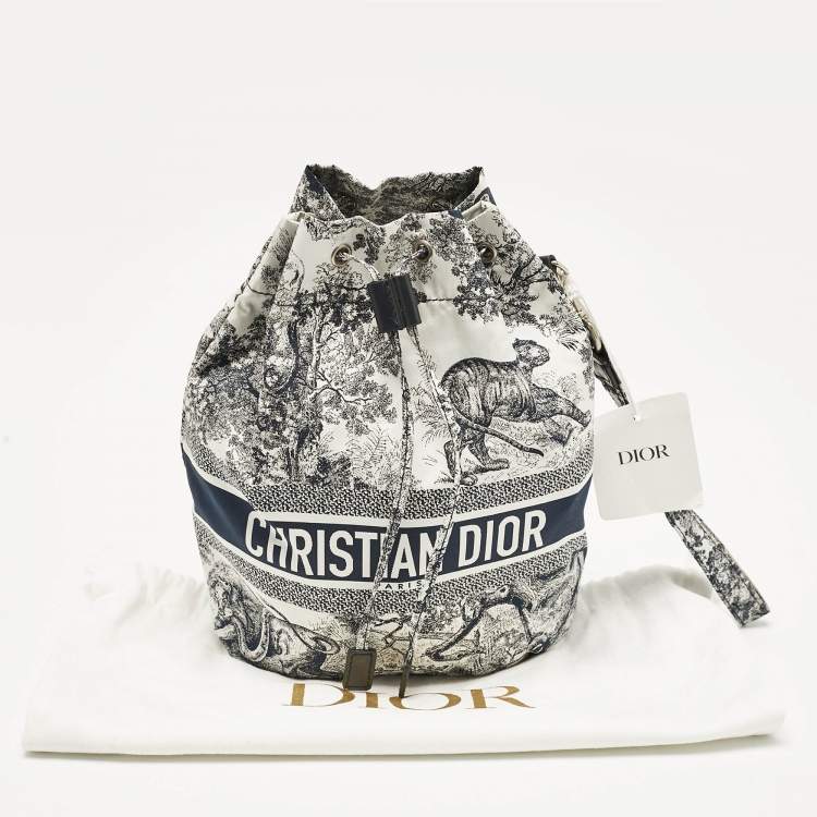 Pre Owned Dior Blue Nylon DiorTravel Pouch