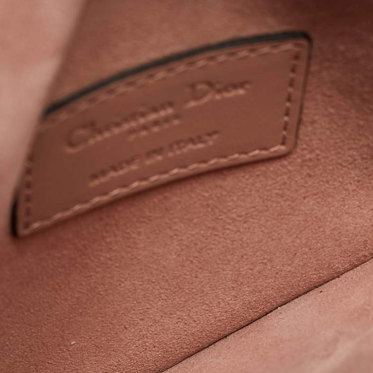 Pre Owned Dior Beige Ultra Matte Leather Saddle Convertible Belt Bag