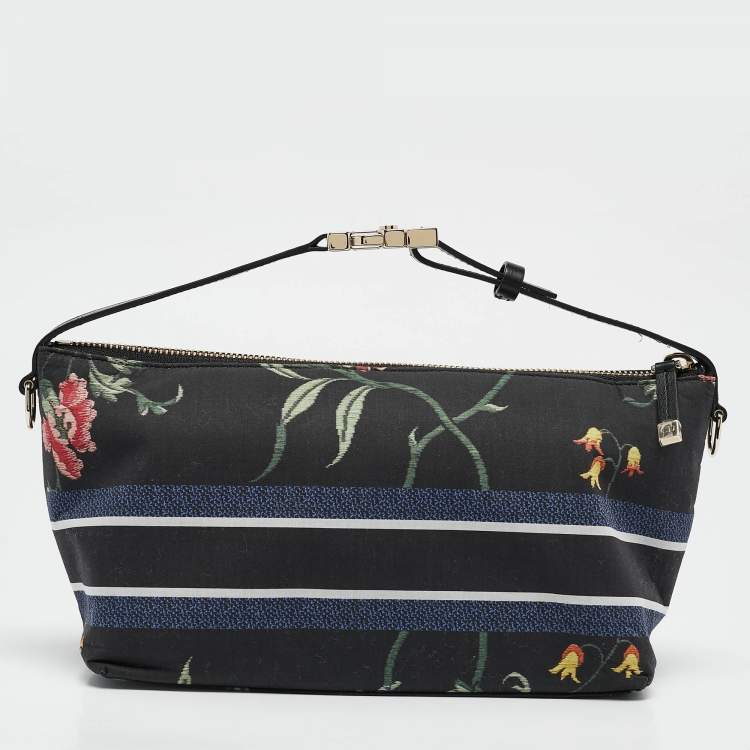 Pre Owned Dior Multicolor Printed Fabric DiorTravel Nomad Pouch