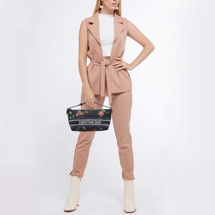 Pre Owned Dior Multicolor Printed Fabric DiorTravel Nomad Pouch