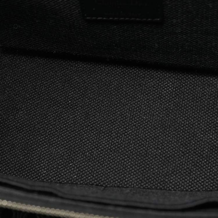 Pre Owned Dior Black Canvas Embroidered DiorTravel Vanity Case