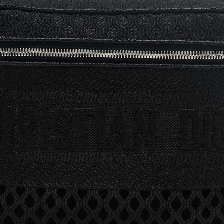 Pre Owned Dior Black Canvas Embroidered DiorTravel Vanity Case