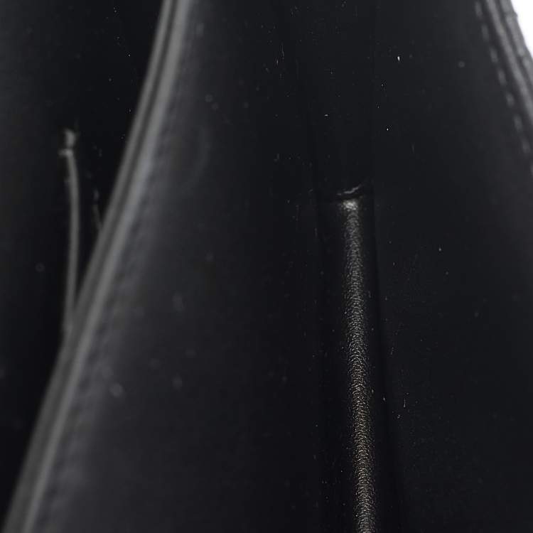 Pre Owned Dior Black Cannage Leather Mini My Dior Top Handle Bag