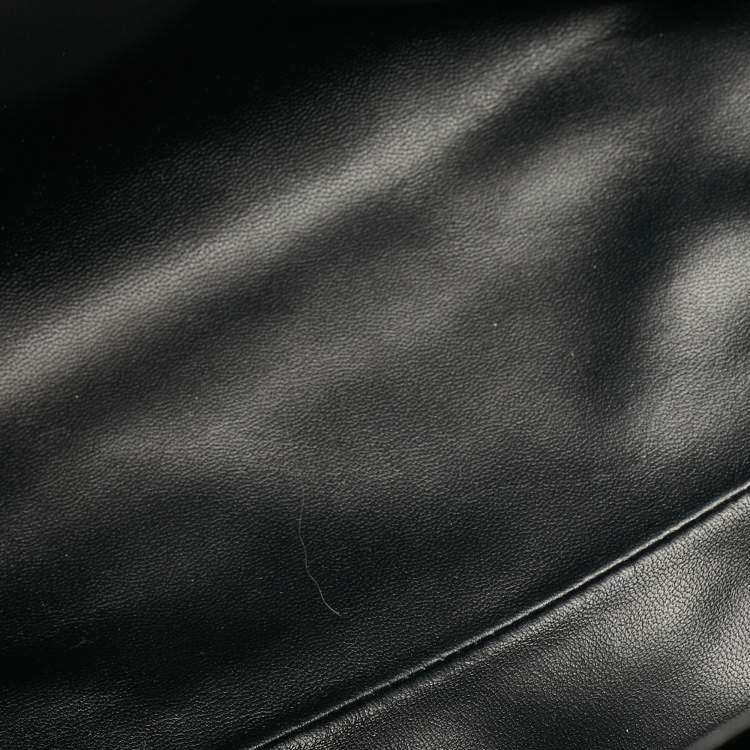 Pre Owned Dior Black Cannage Leather Medium Dior Toujours Vertical Tote