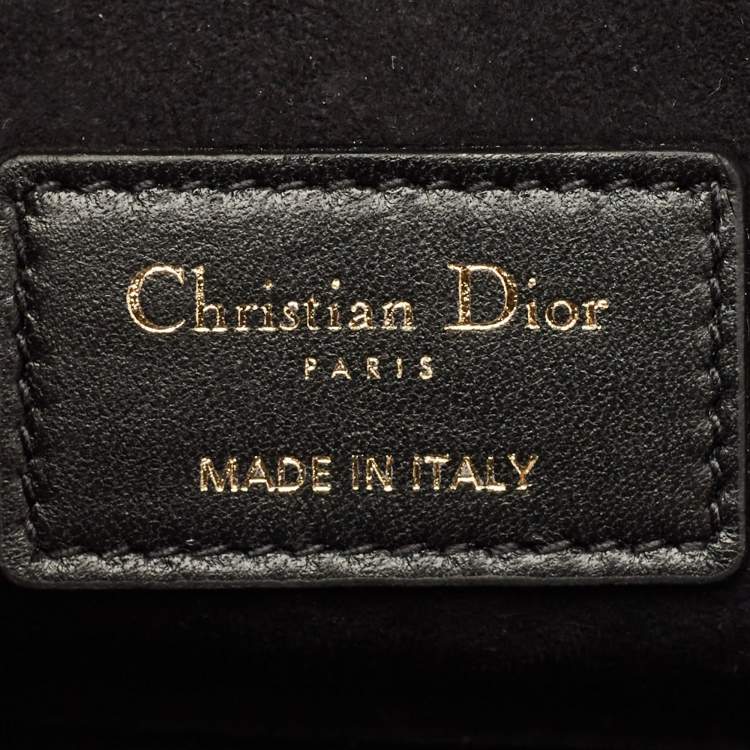 مملوكة مسبقًا حقيبة يد توتس ديور ليدي دي-جوي جلد زهري فاتح متوسطة