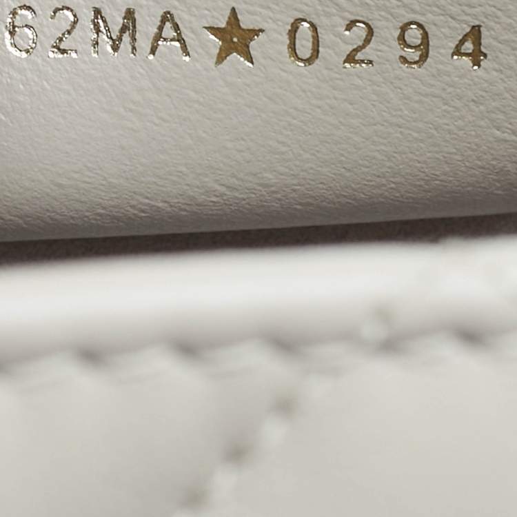 Pre Owned Dior Book Mini Beige Cannage Leather Tote