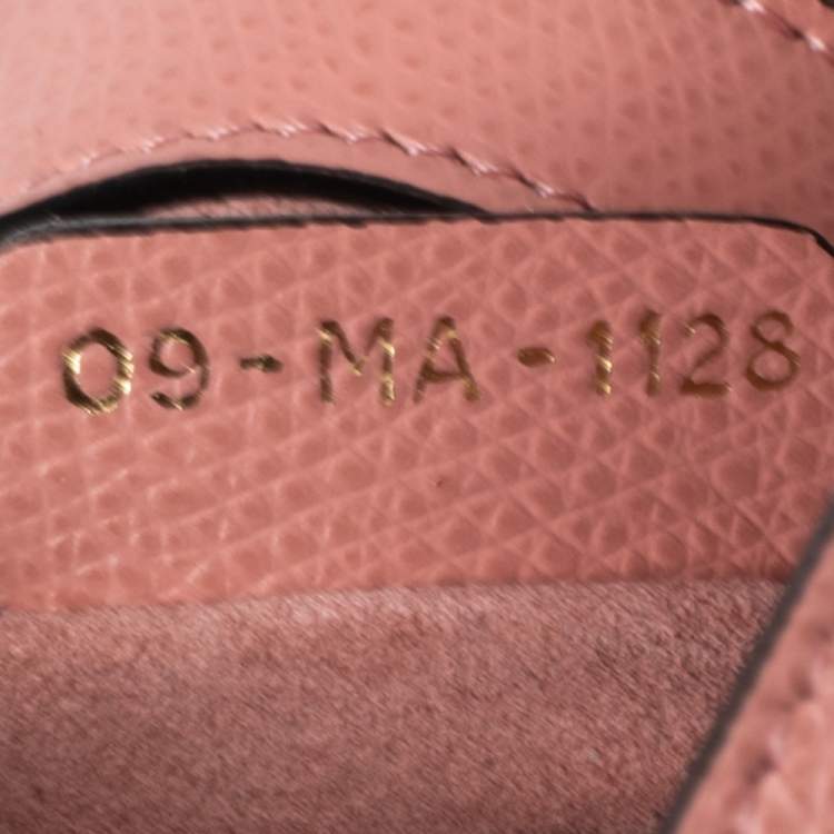 Pre Owned Dior Pink Leather Saddle Shoulder Bag