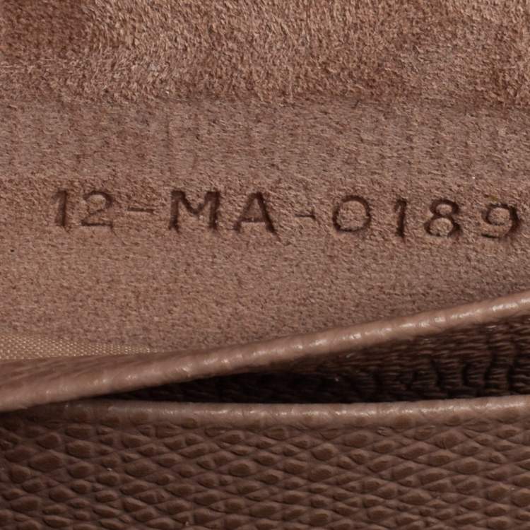 Pre Owned Dior Beige Leather Saddle Belt Bag