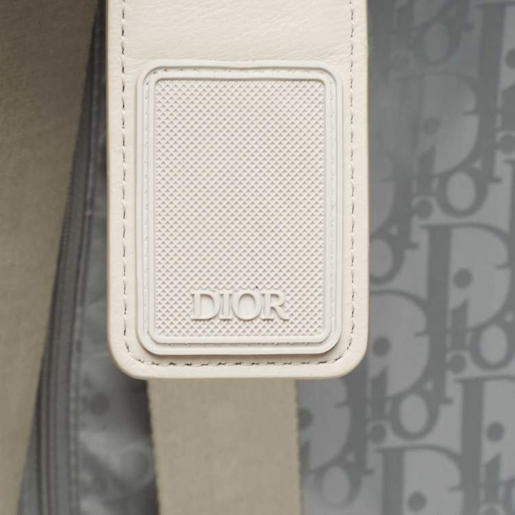 Pre Owned Dior X Rimowa Grey Oblique Aluminum 4 Wheel Cabin Suitcase