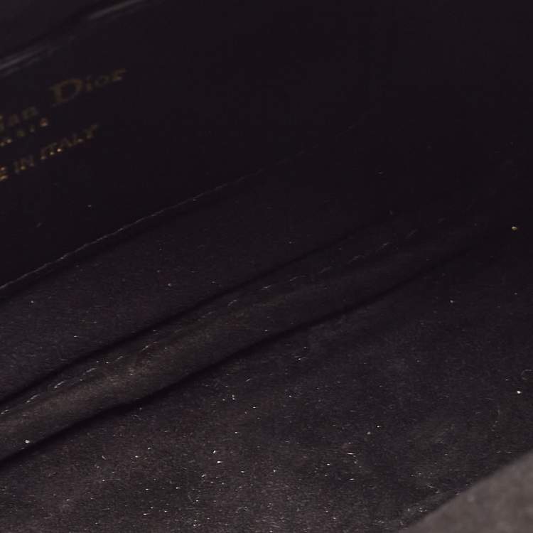 Pre Owned Dior Black Cannage Leather Small Vibe Hobo