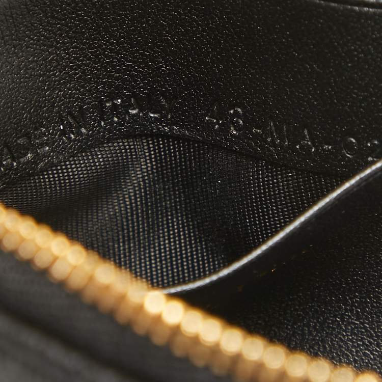 Pre Owned Dior Black Cannage Leather Caro Multifunctional Pouch