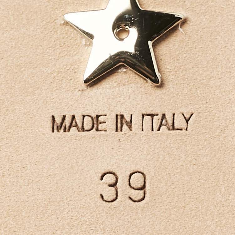 Pre Owned Dior Black Patent Leather C'est Ballet Flats Size 39