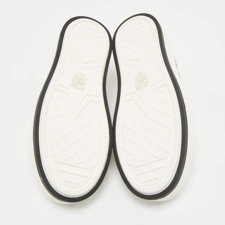 Pre Owned Dior Multicolor  Oblique Canvas Walk'n'Dior Low Top Sneakers Size 39