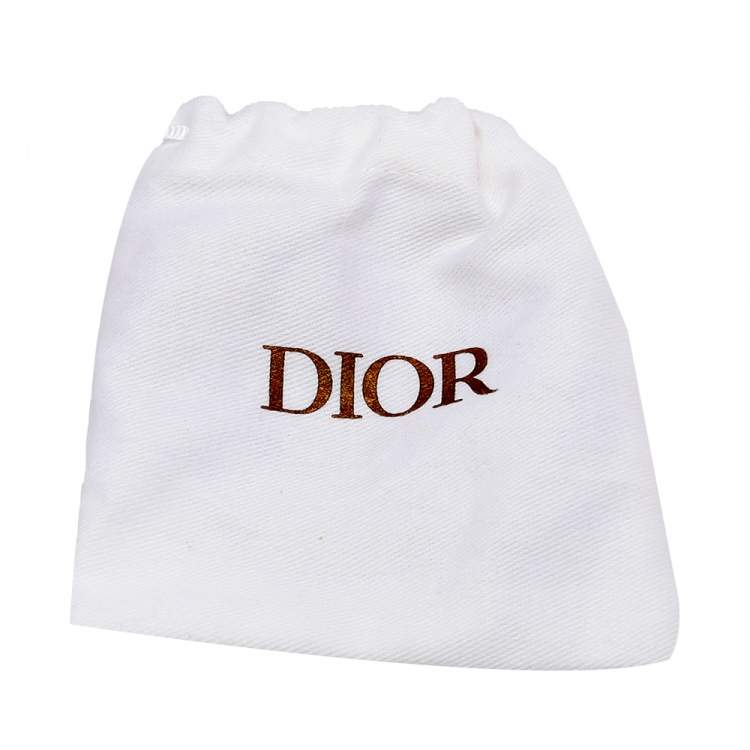Pre Owned Dior White-Red Fabric And Rubber D-Connect Dioramour Sneakers Size 36.5