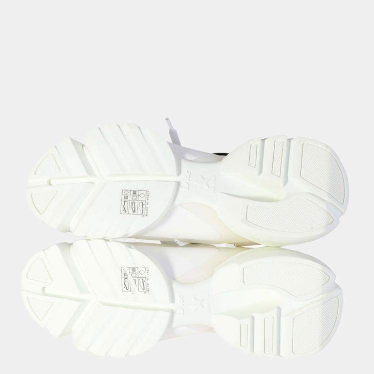 Pre Owned Dior Wmns White Technical Fabric D-Connect Sneaker Size EU 37.5