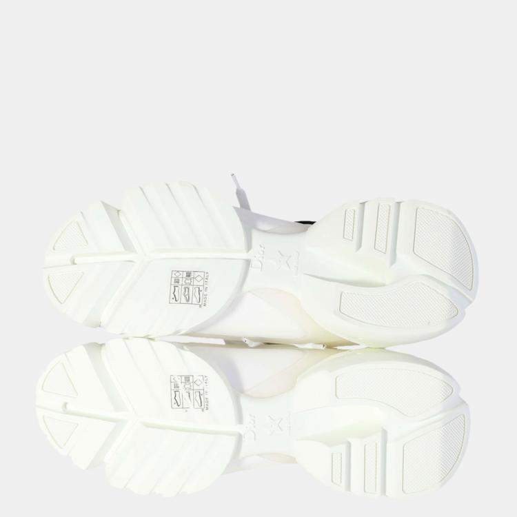 Pre Owned Dior White Technical Fabric D-Connect Sneaker Size EU 37.5