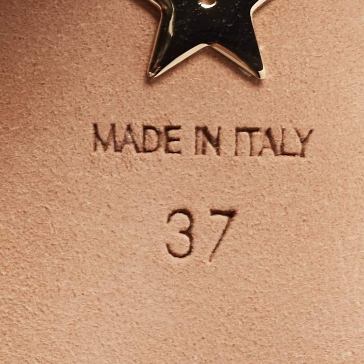 Pre Owned Dior Cream/Black Leather Spectadior Mules Size 37