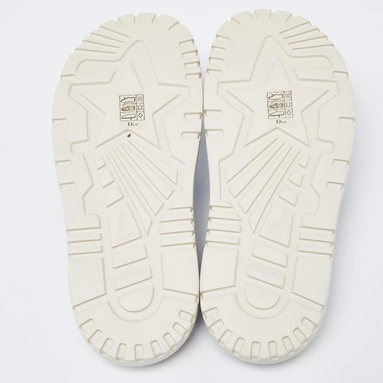 Pre Owned Dior Blue/White Embroidered Canvas Toile De Jouy Dway Size 38