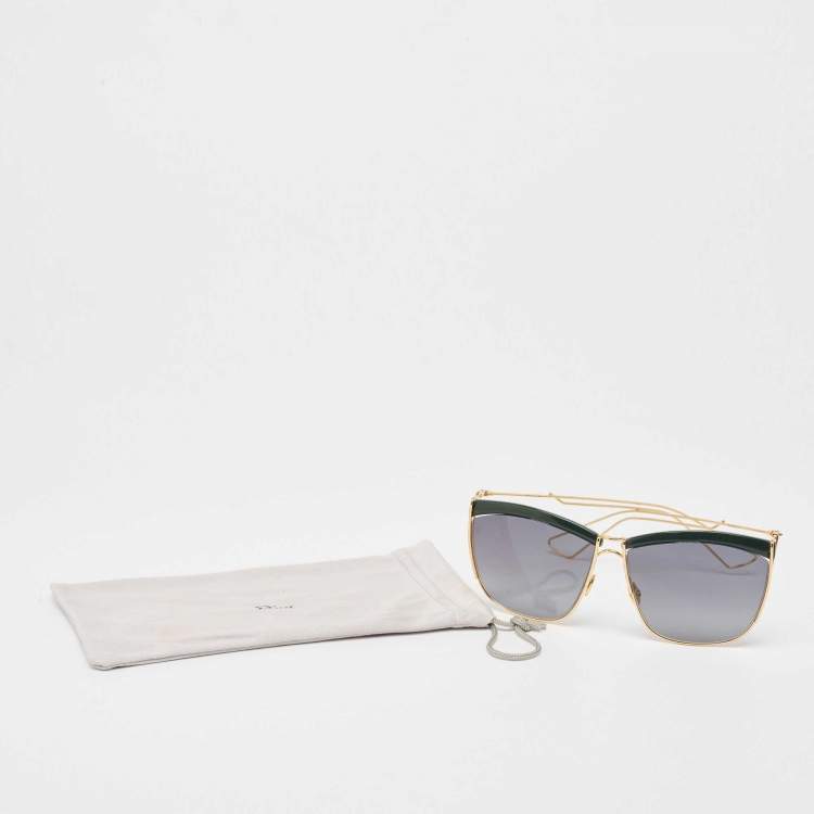 Pre Owned Dior Emerald Gradient So Electric Square Sunglasses