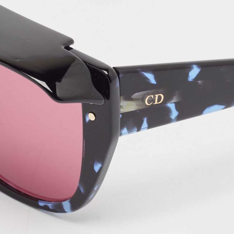 Pre Owned Dior Black/Purple DiorClub2 Aviator Sunglasses