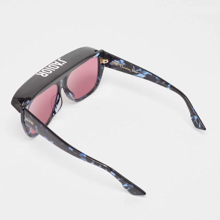 Pre Owned Dior Black/Purple DiorClub2 Aviator Sunglasses