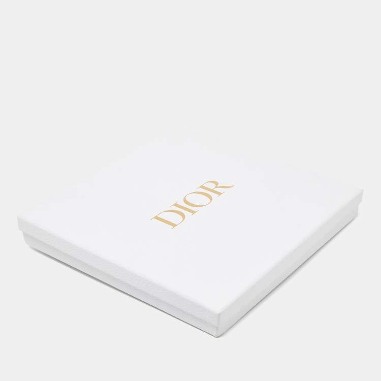 Pre Owned Dior Black Logo Detail Linen Beret Hat