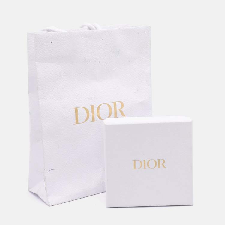 Pre Owned Dior Gold Tone Metal 30 Montaigne Bracelet