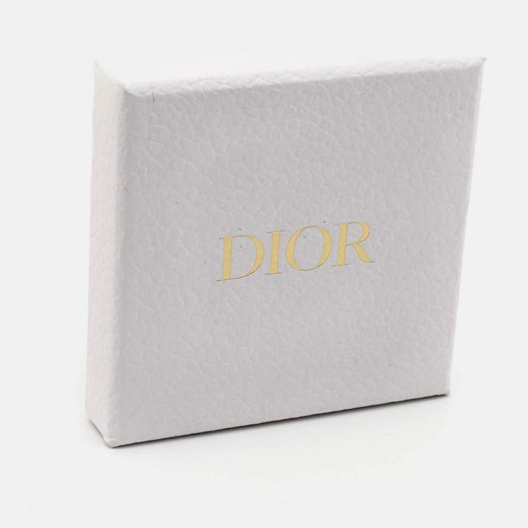 Pre Owned Dior CD Petit Gold Tone Ring Size 52