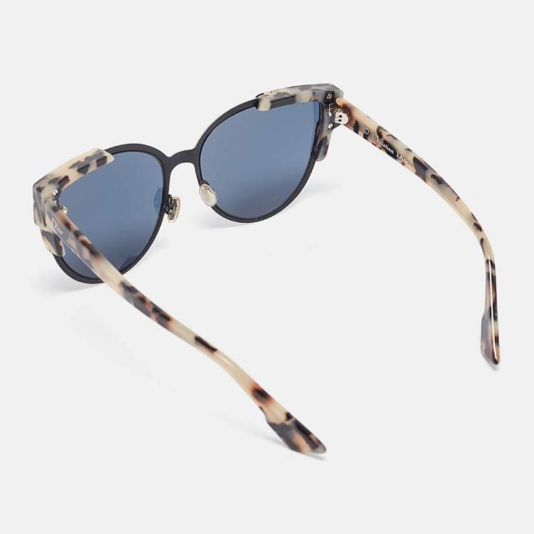 Pre Owned Dior Blue P7JKU Wildly Cat Eye Sunglasses