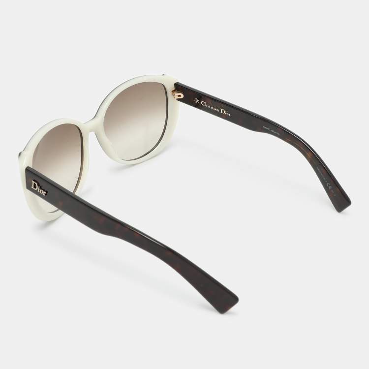 Pre Owned Dior Cream/Brown T6WSL SUMMERSET 1 Sunglasses
