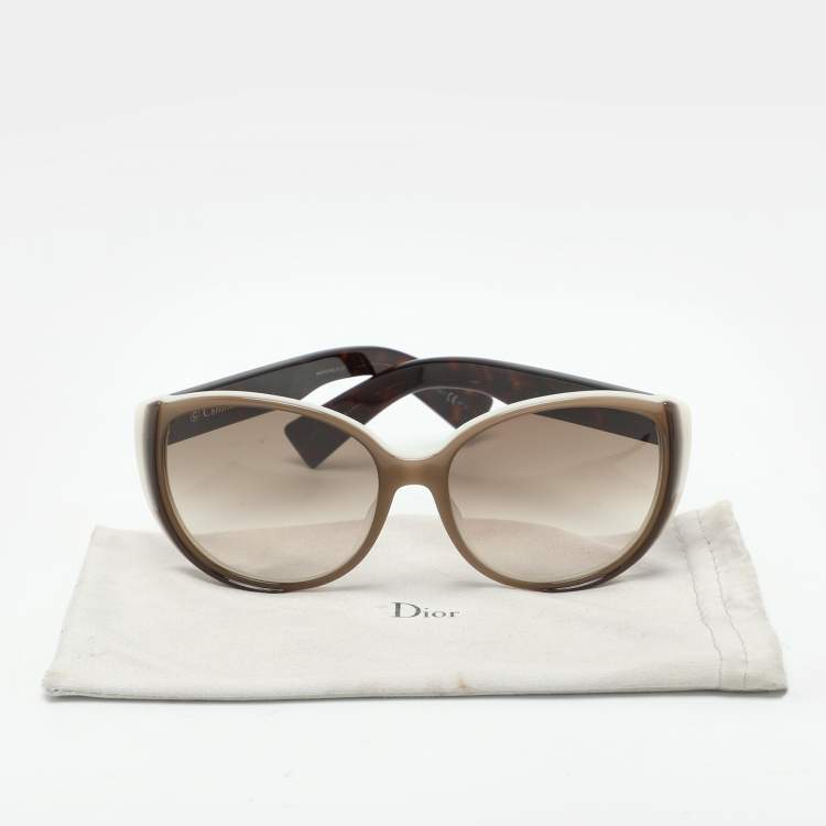 Pre Owned Dior Cream/Brown T6WSL SUMMERSET 1 Sunglasses