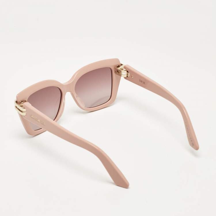 Pre Owned Dior Pink CDior S1I Cat Eye Sunglasses