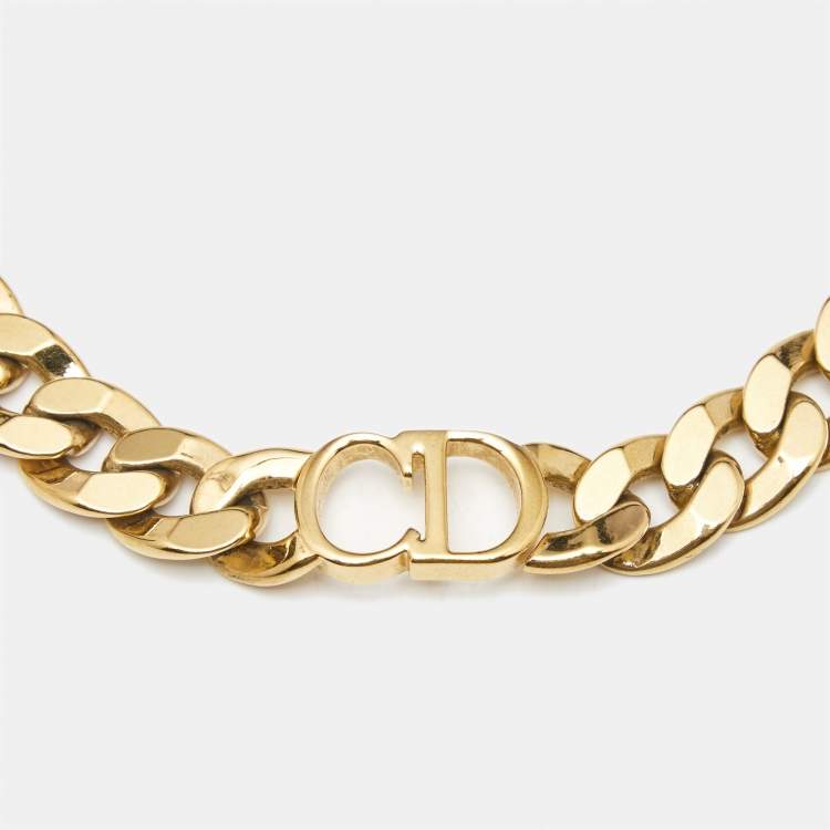 Dior Danseuse Etoile Gold Tone Choker Necklace Dior | TLC US
