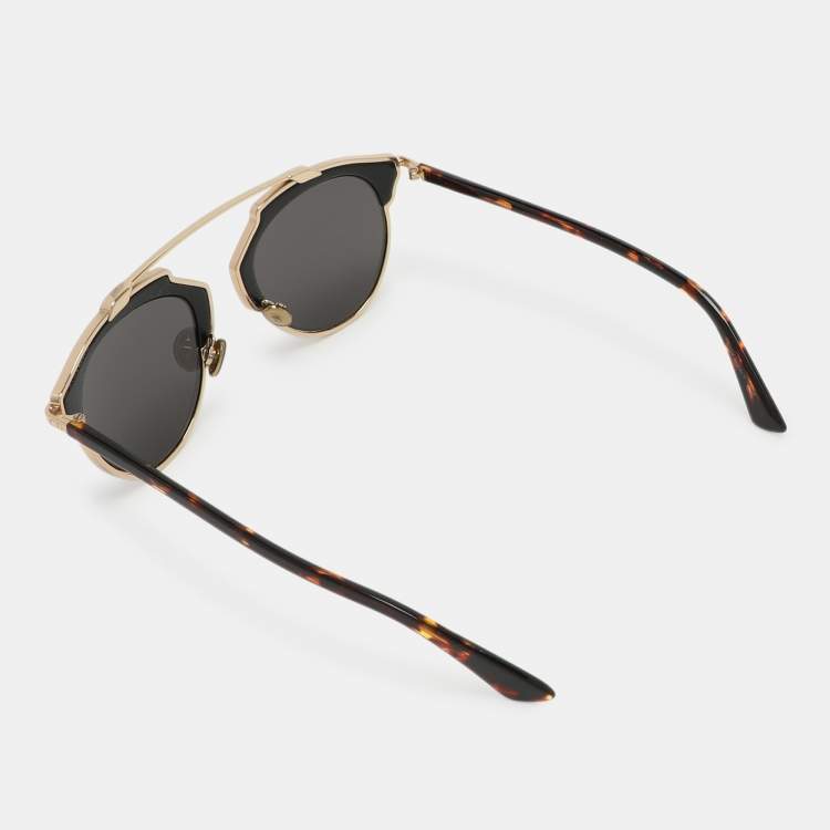 مملوكة مسبقًا Dior Black P7PY1 So Real Metal Round Sunglasses