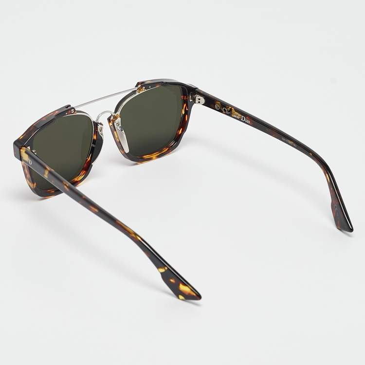 Pre Owned Dior Tortoise/Pink Abstract Mirror Aviators Sunglasses 