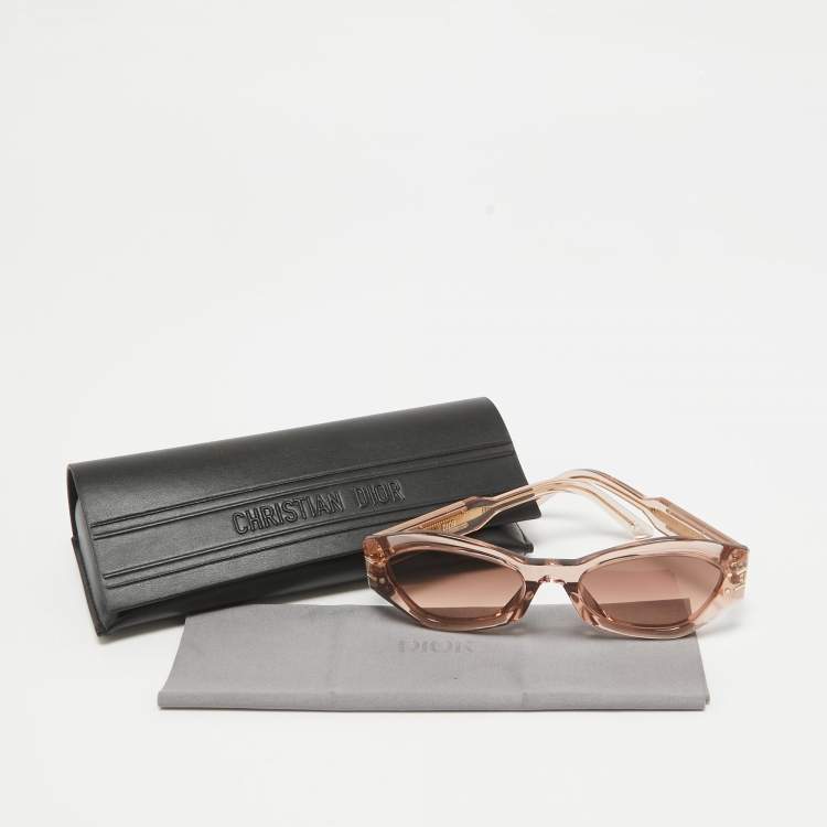 Pre Owned Dior Brown Gradient DiorSignature B1U Butterfly Sunglasses