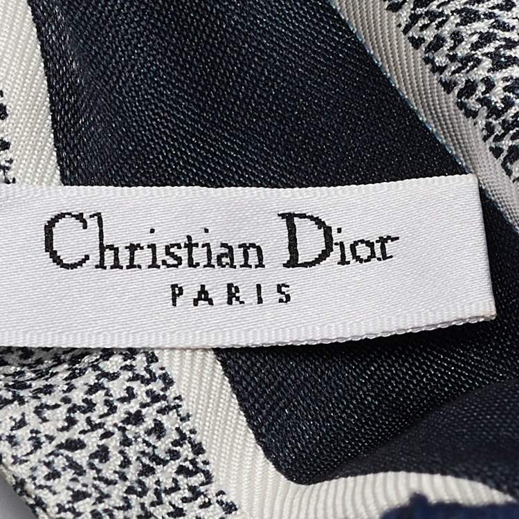 Pre Owned Dior Brown Straw Dioriviera D-Ocean Visor with Silk Mitzah