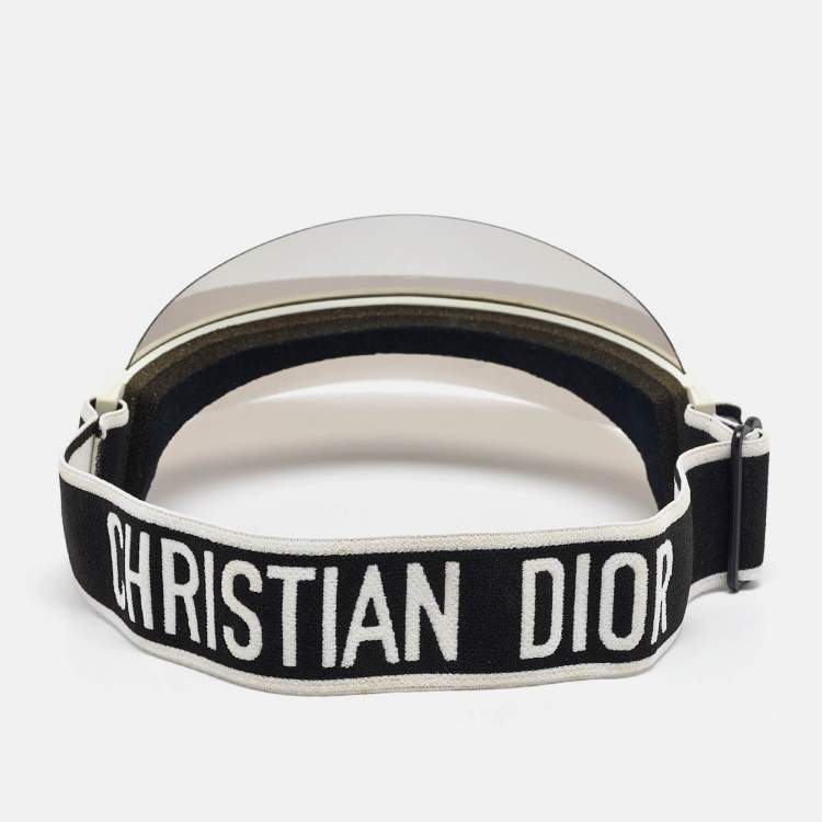 Pre Owned Christian Dior Grey DiorClub1 Sun Visor