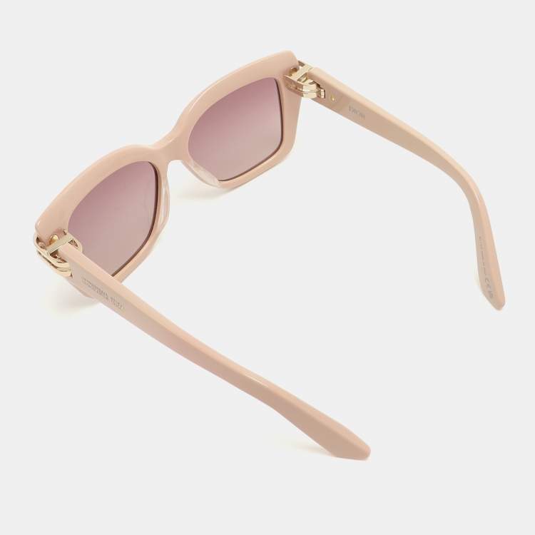 Pre Owned Dior Pink/Pink Gradient CDior S1I Square Sunglasses
