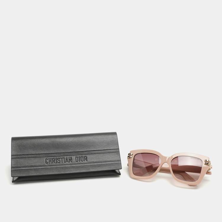 Pre Owned Dior Pink/Pink Gradient CDior S1I Square Sunglasses