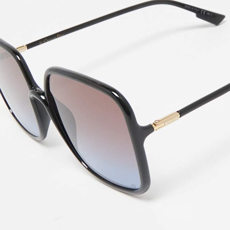 Pre Owned Dior Black Gradient DiorSoStellaire S1U Oversized Sunglasses
