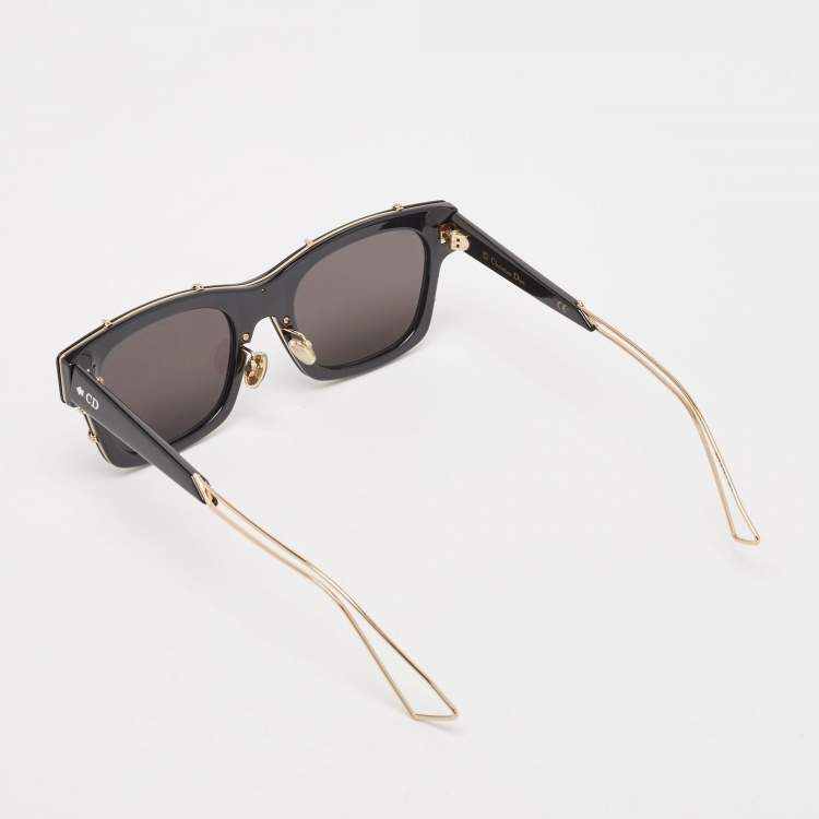 Pre Owned Dior Black/Gold Tone Frame J'ADIOR Frame Sunglasses