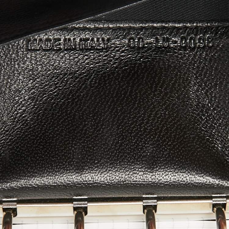 Pre Owned Dior Black Cannage Leather Ring Agenda Cover